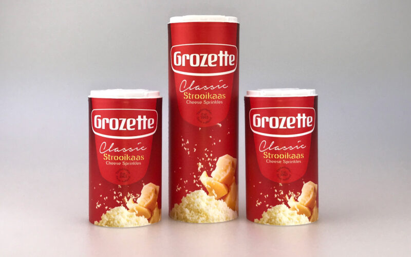 New sprinkle container for Grozette powdered cheese